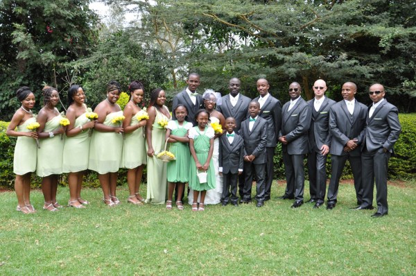 The wedding party. - Photo by JoeLink Media