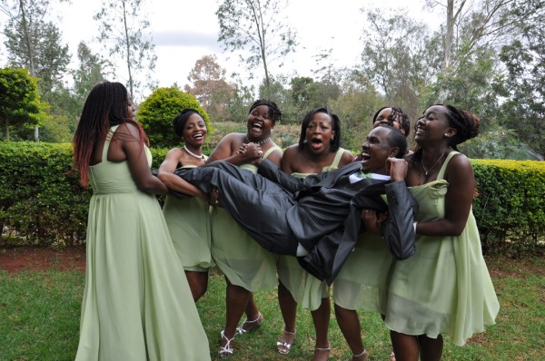Angela, Eve, Rachel, Ngonyo, Deyonka, and Victoria. Oh yeah, and Brian, the guy about to fall on the ground. - Photo by JoeLink Media