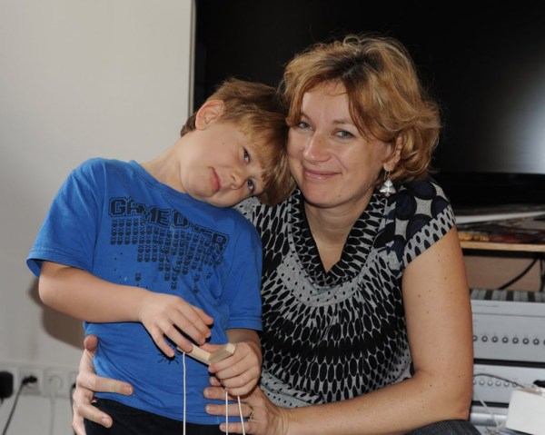 Jiřina and Martin. (Photo taken during last year's visit.)