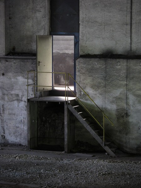 One of my all time favorite photos. Taken inside an abandoned factory, the light, the shadows, the texture, it speaks of mystery. A visual nod to Ken Kesey's words, "....there are doors that they're afraid to go in, and they don't want us to go in there either, because if we go in we might learn something that they don't know. And that makes us a little out of their control. "