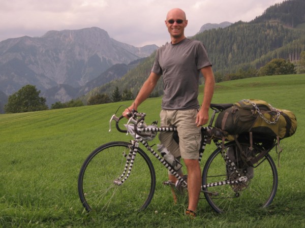 Nearing a night's rest in Aflenz Kurort and loving the scenery.