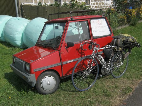 I considered buying this Casalini Sulky SP 50 for €460 but realized Punda Milia actually had more carrying capacity and likely a higher top speed (at least as long as I'd had my coffee).