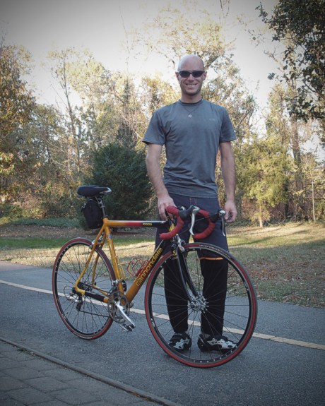And of course Jules, here on an autumn ride to Mount Vernon.