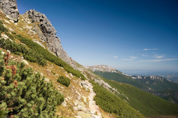 A beautiful day for hiking high in the Tatras.
