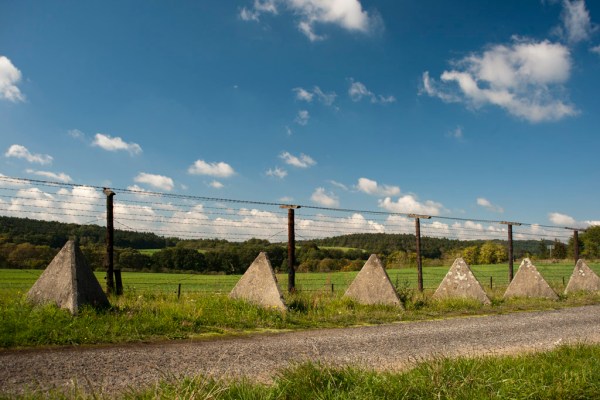 Barriers to stop traffic of all sorts.