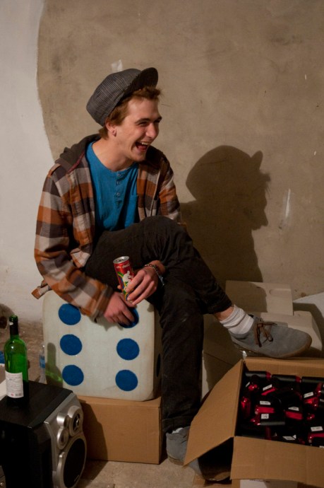 Či Ćo in typical good cheer.